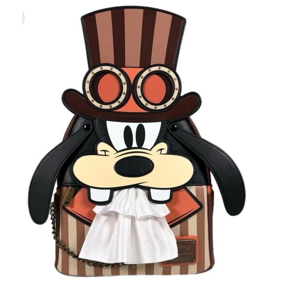 Loungefly Handbags - NWT Loungefly Disney Steampunk Goofy Mini Backpack